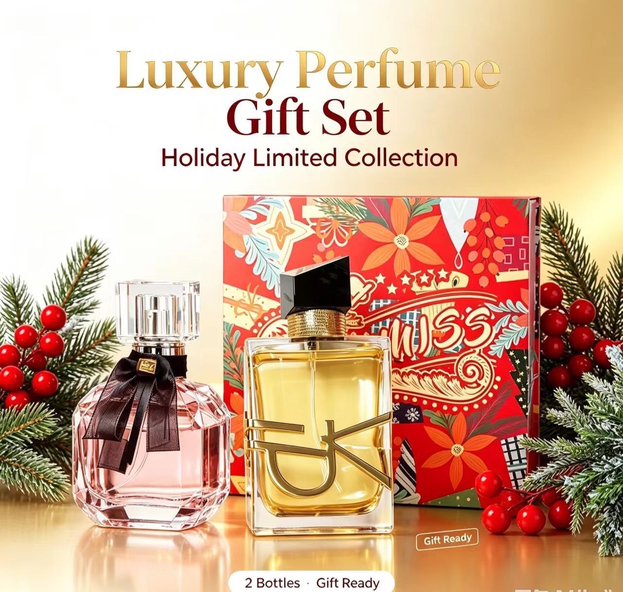 Luxury Gift Set - 고급스러운 2병 세트 향수 선물 세트,