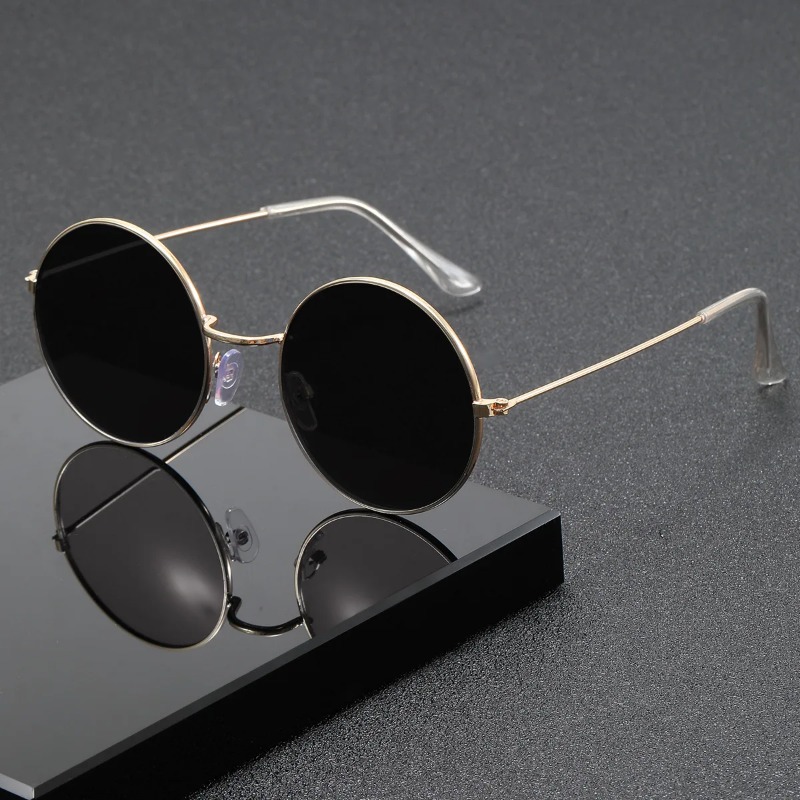Sunglasses Uv400 - 레트로 남성 펑크 스타일 선글라스 화려한