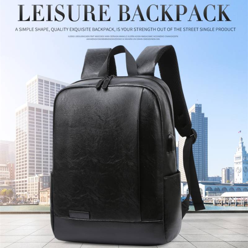 Leather Briefcase - 남자 유행 배낭 PU 가죽 가방
