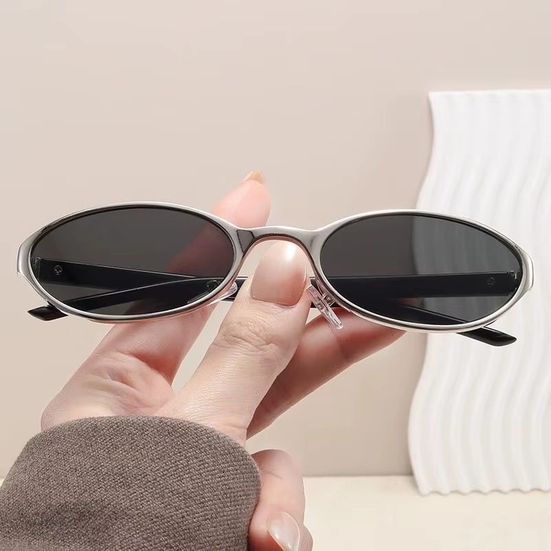 레트로 스타일의 타원형 디자인 선글라스, 여성용, 새로 - Designer Sunglasses 리뷰 및 가격