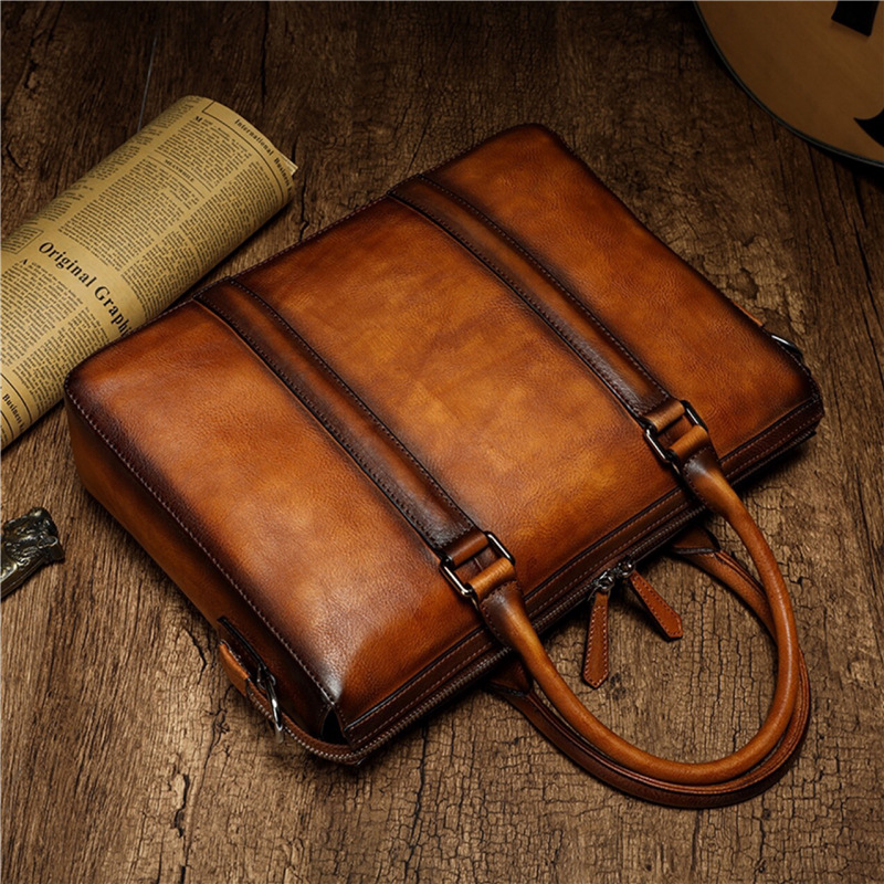 예티즈 비즈니스 최고급 가죽 서류 가방 |   14인치 - Leather Briefcase 리뷰 및 가격