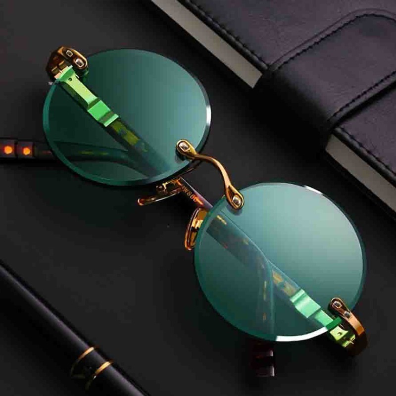 세련된 클래식 스타일의 림리스 선글라스, 여성용 및 남 - Designer Sunglasses 리뷰 및 가격