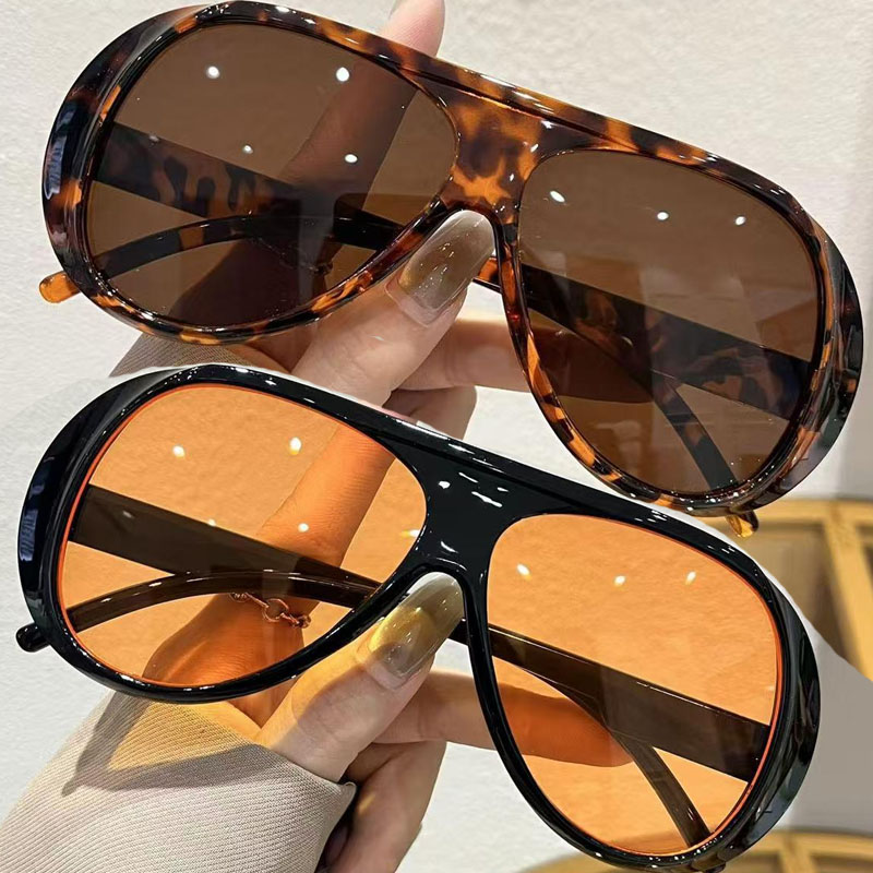 오버사이즈 선글라스 여성 패션 럭셔리 빅 프레임 일체형 - Sunglasses Uv400 리뷰 및 가격