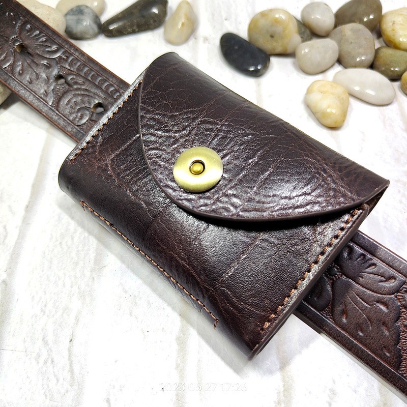 Blongk 미니 허리 가방, 얇은 벨트 팩, 정품 가 - Leather Wallet Men 리뷰 및 가격