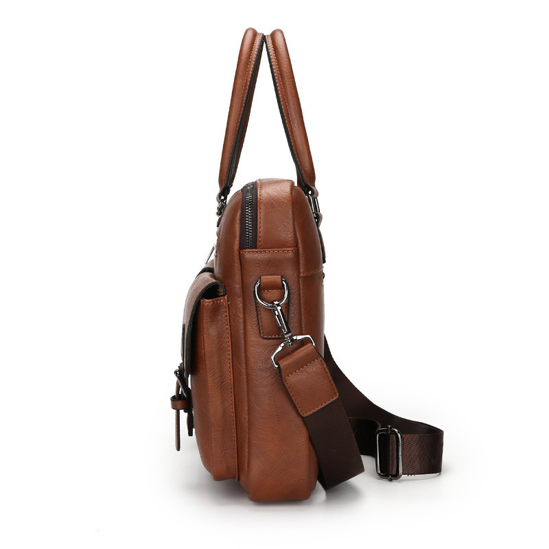 CFUN YA 새로운 남자 핸드백 14 인치 컴퓨터 어 - Leather Briefcase 리뷰 및 가격