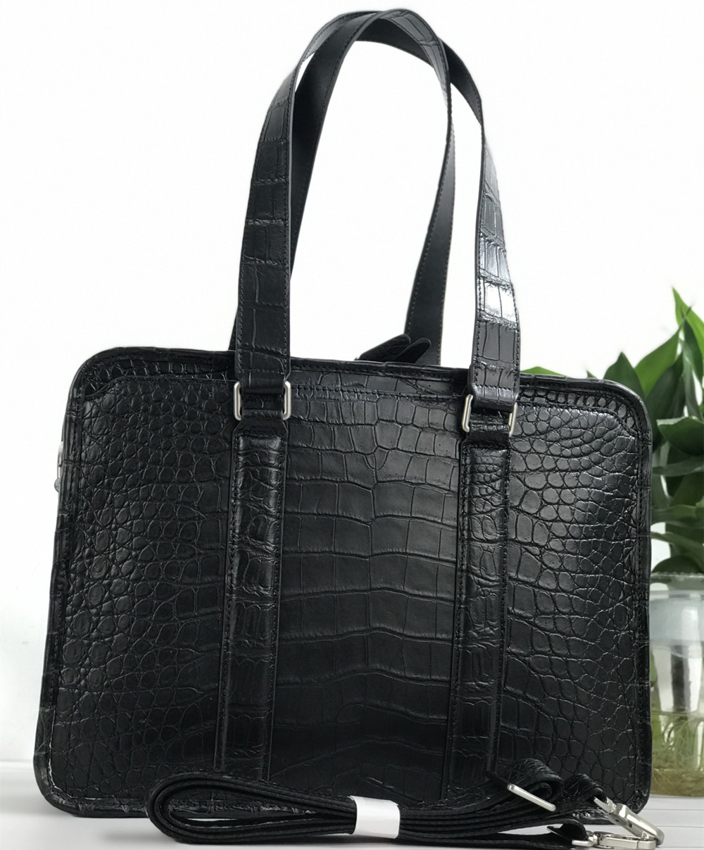새로운 악어가죽 노트북 가방, 진짜 악어가죽 남성용 서 - Leather Briefcase 리뷰 및 가격