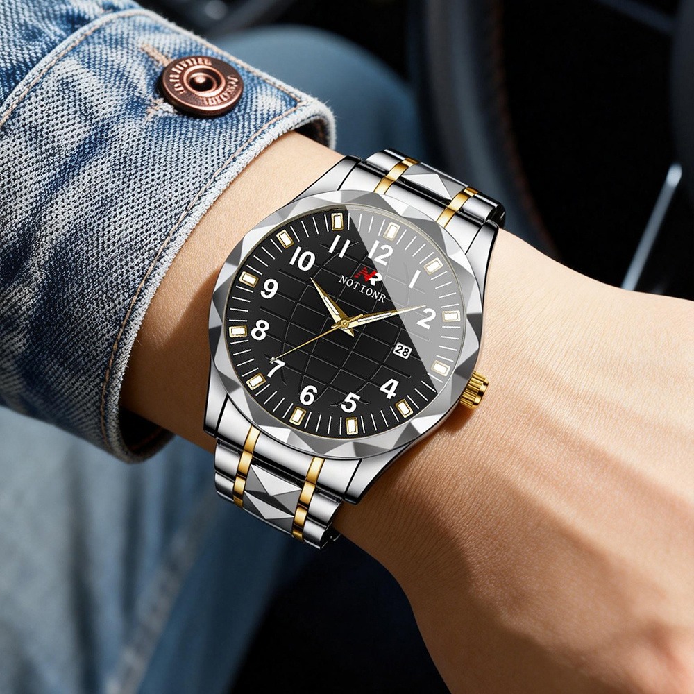 남성용 스테인리스 스틸 쿼츠 시계 |   캐주얼 시계  - Luxury Watch Men 리뷰 및 가격