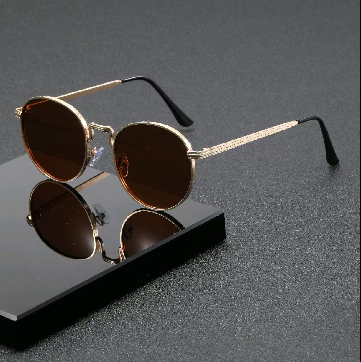패션 클래식 라운드 선글라스 남녀 공용 빈티지 메탈 아 - Designer Sunglasses 리뷰 및 가격