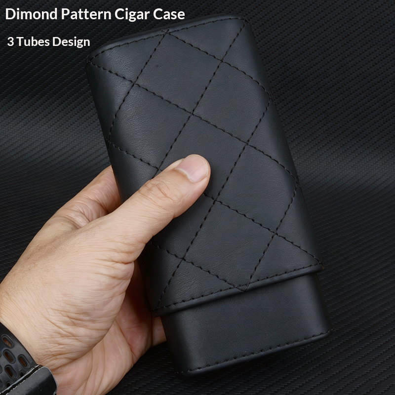 대형 사이즈 시가 케이스 프리미엄 PU 가죽 홀더 64 - Premium Cigar Case 리뷰 및 가격