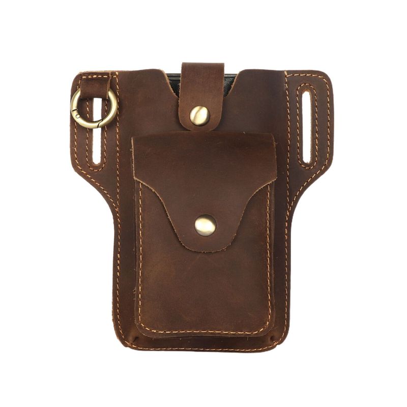 신형 남성용 가죽 휴대폰 지갑, 최고급 소가죽, 야외  - Leather Wallet Men 리뷰 및 가격